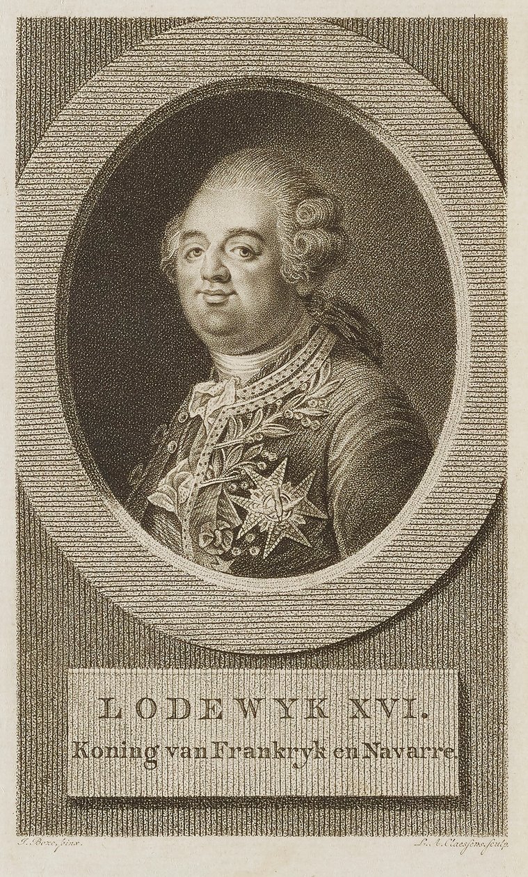 Lodewyk XVI autorstwa Lambertus Antonius Claessens