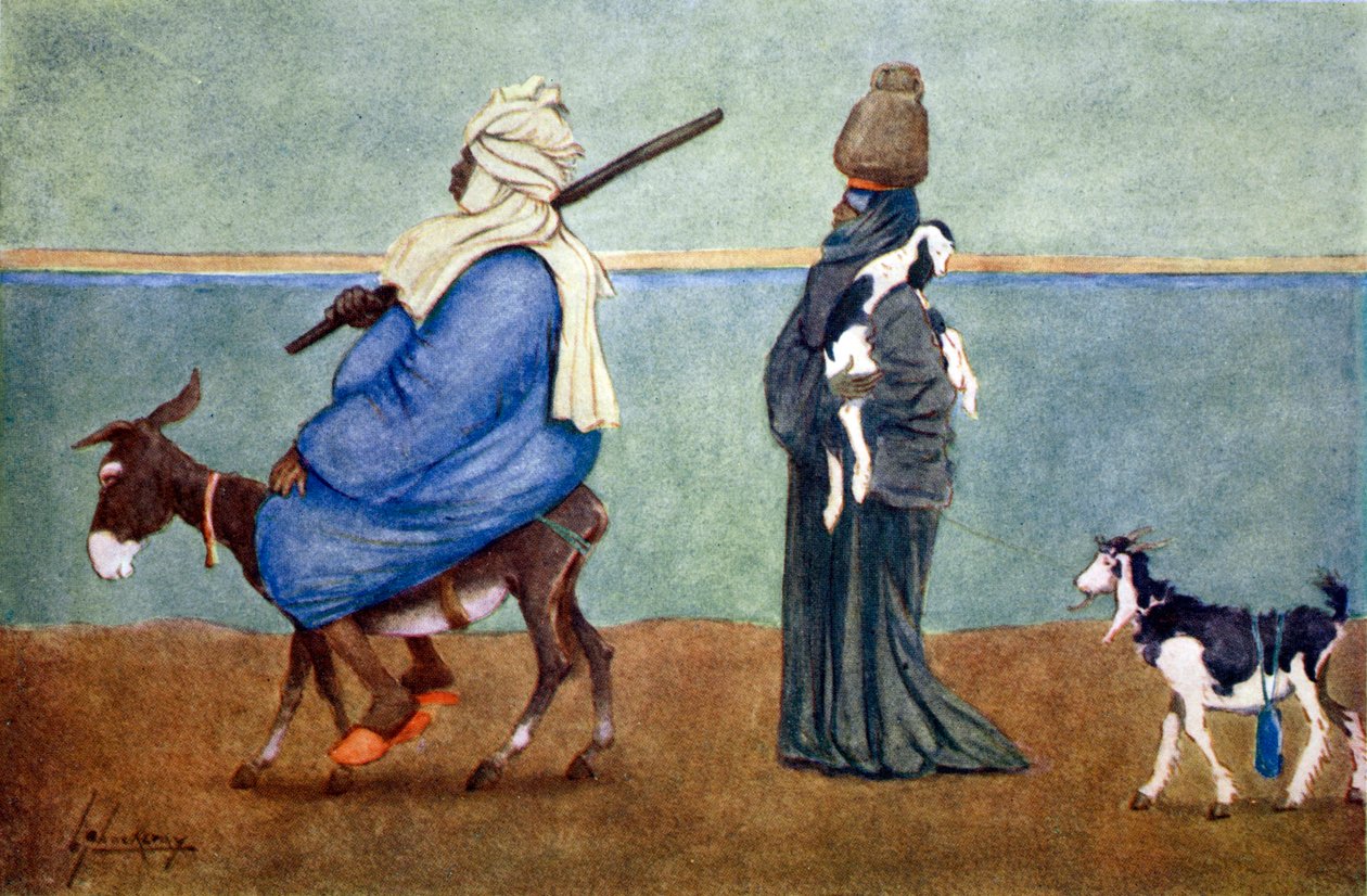 „Linia nieba Nilu”, 1908. autorstwa Lance Thackeray