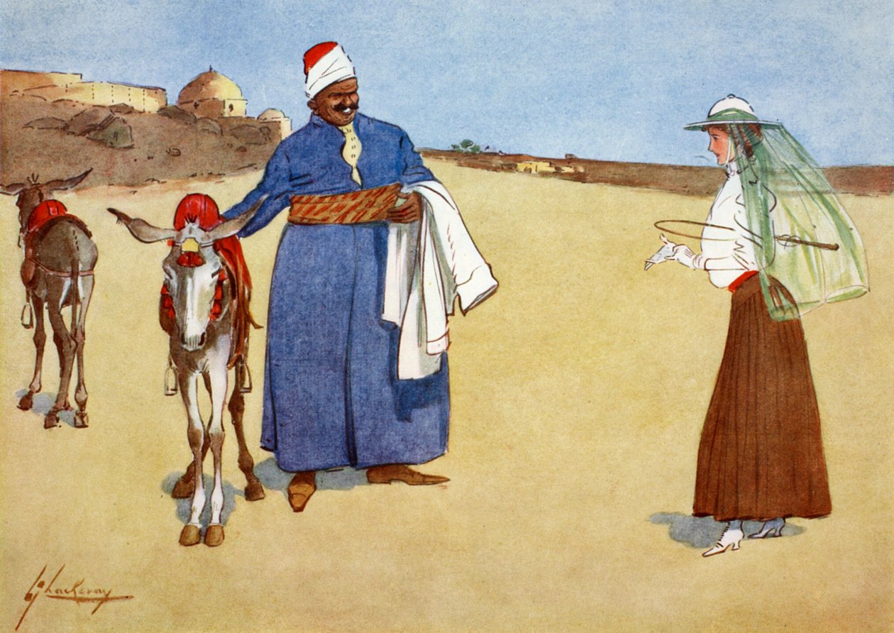 „Piękna i zwierzęta”, 1908. autorstwa Lance Thackeray