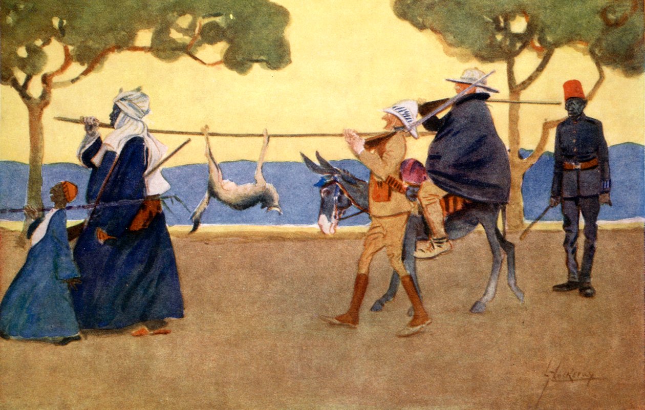 „Łowcy wielkiej zwierzyny”, 1908. autorstwa Lance Thackeray