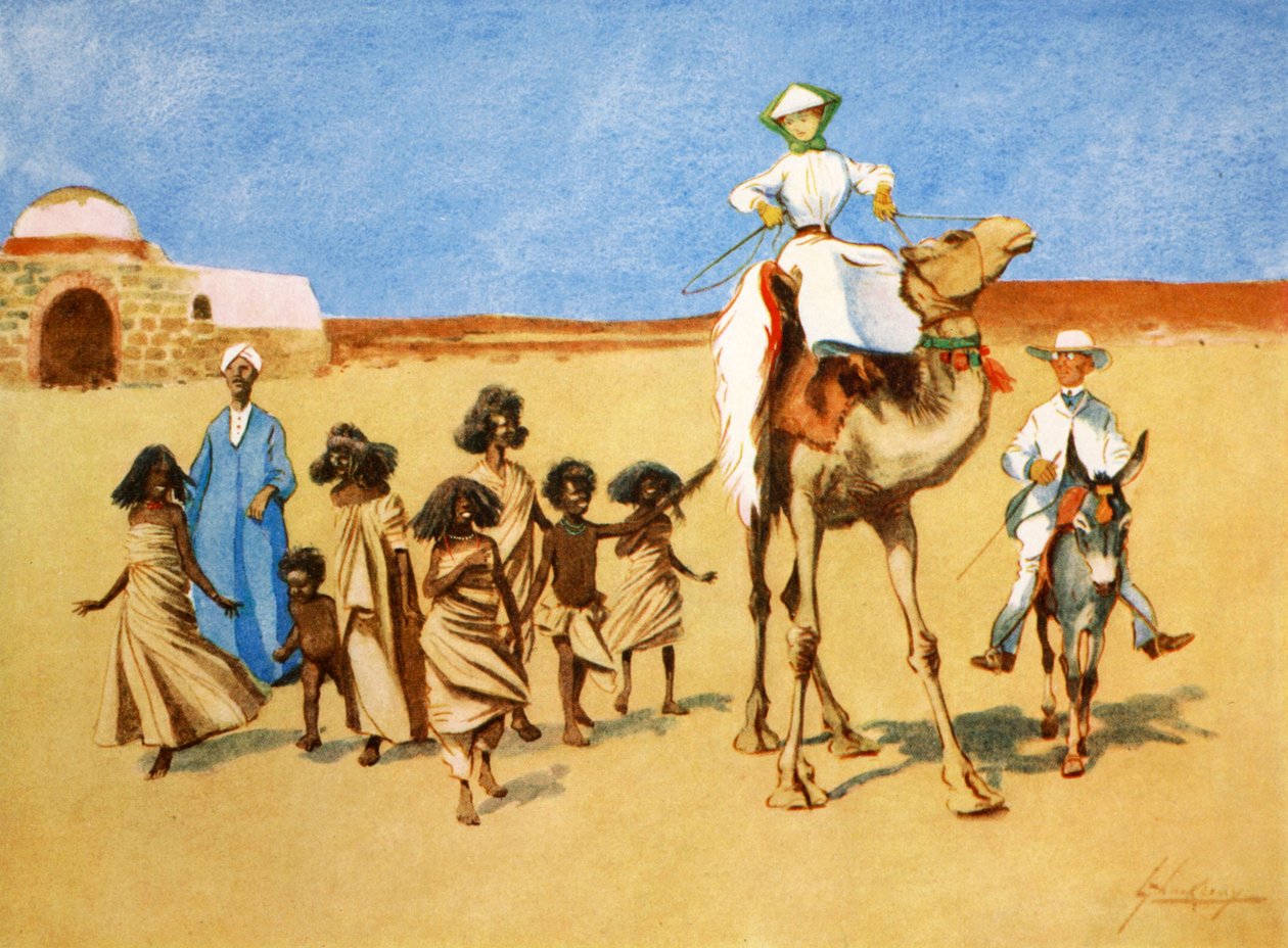 „Gollywogi pustyni”, 1908. autorstwa Lance Thackeray