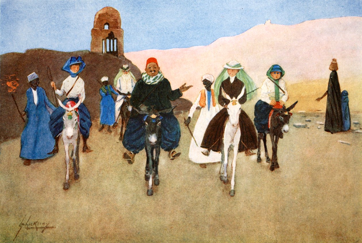 „Kobiety powinny jeździć okrakiem”, 1908. autorstwa Lance Thackeray
