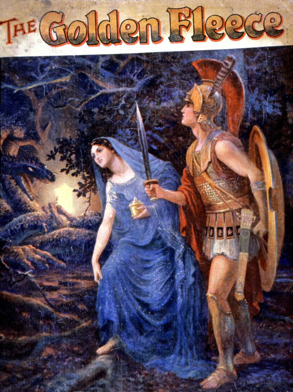 Jazon i Hera, ok. 1900 r. (ilustracja) autorstwa Lancelot Speed
