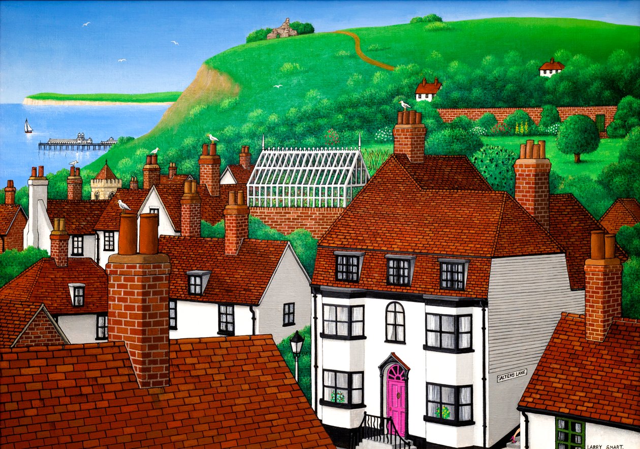 Stare Miasto w Hastings, 2002 autorstwa Larry Smart