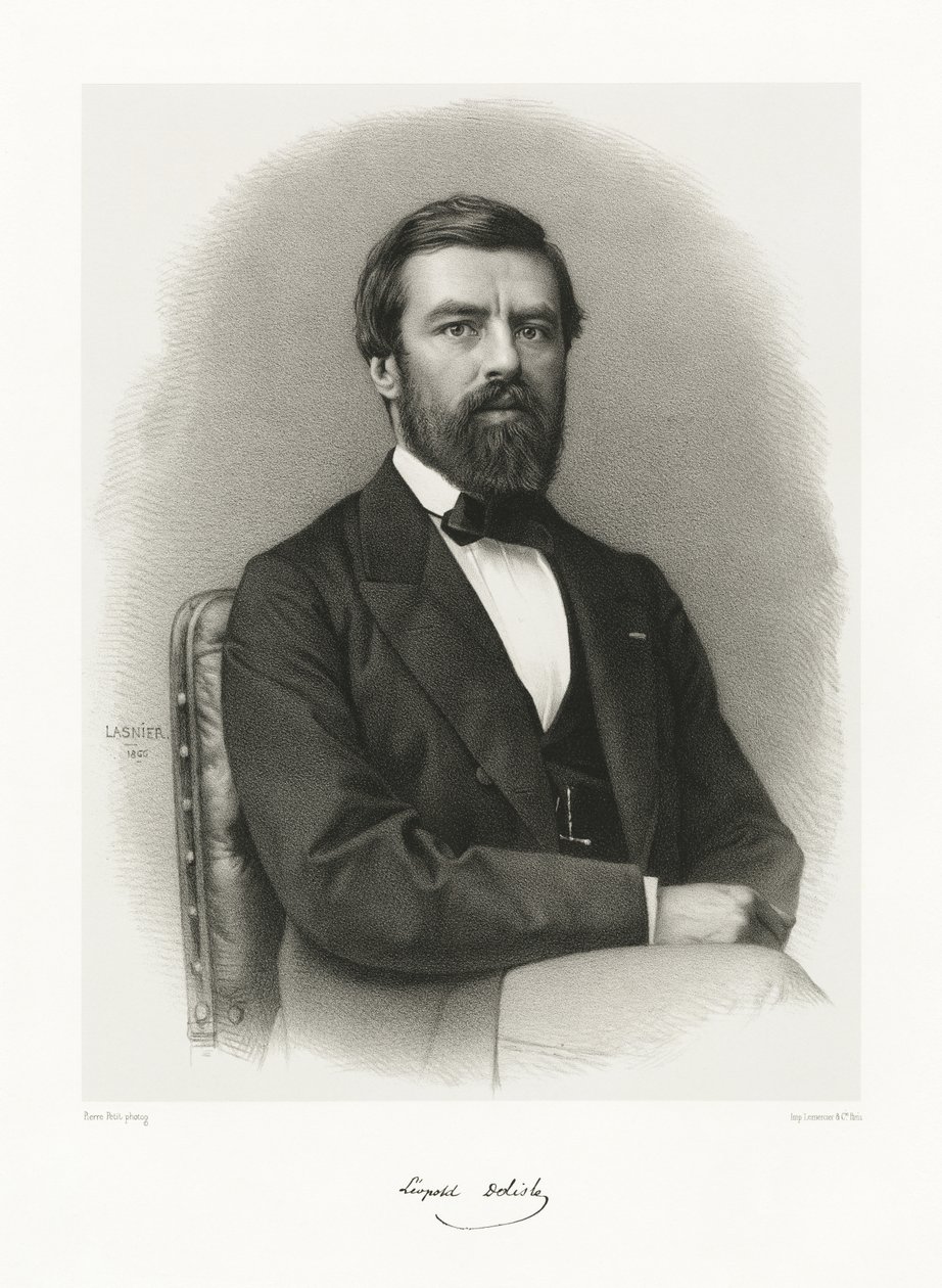 Léopold Victor Delisle, 1865-66 autorstwa Lasnier