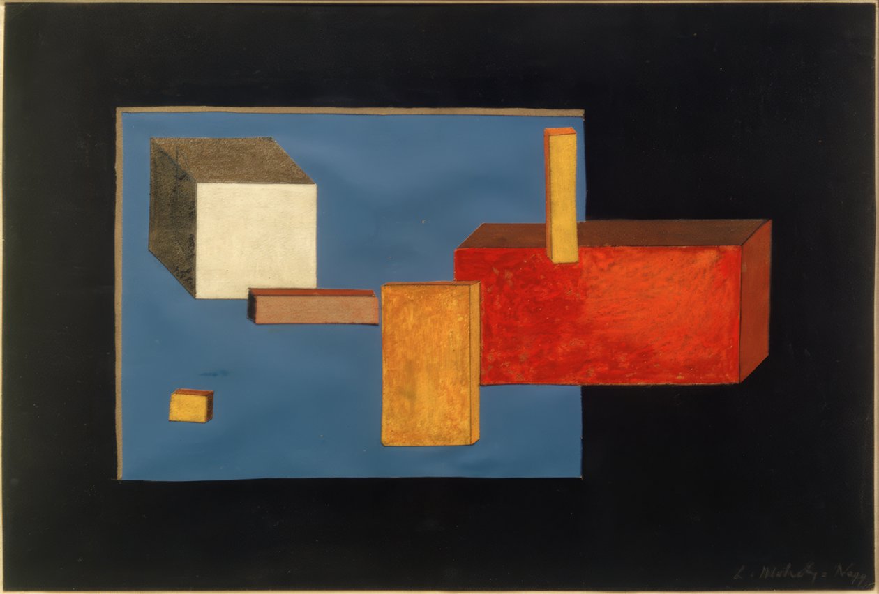 Elementy sceniczne autorstwa Laszlo Moholy Nagy