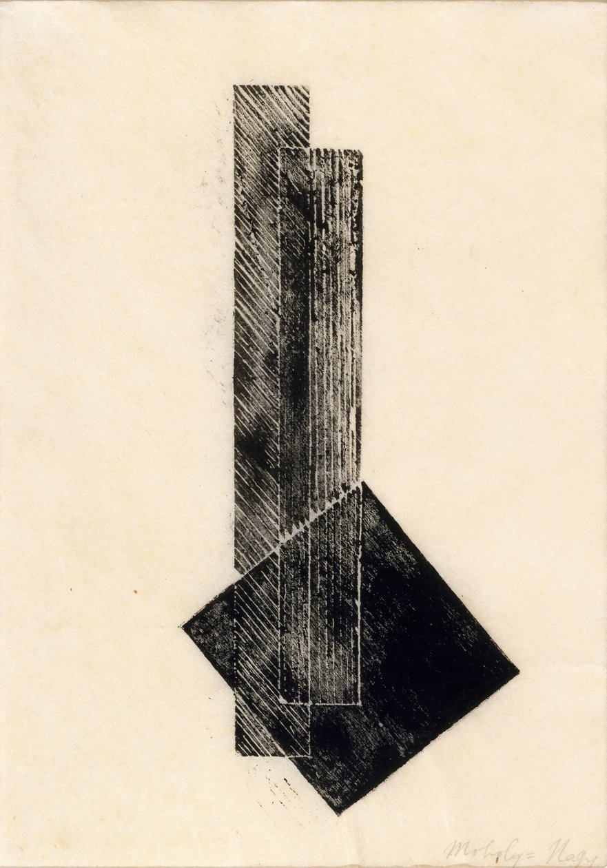 Kompozycja, 1922 autorstwa Laszlo Moholy Nagy