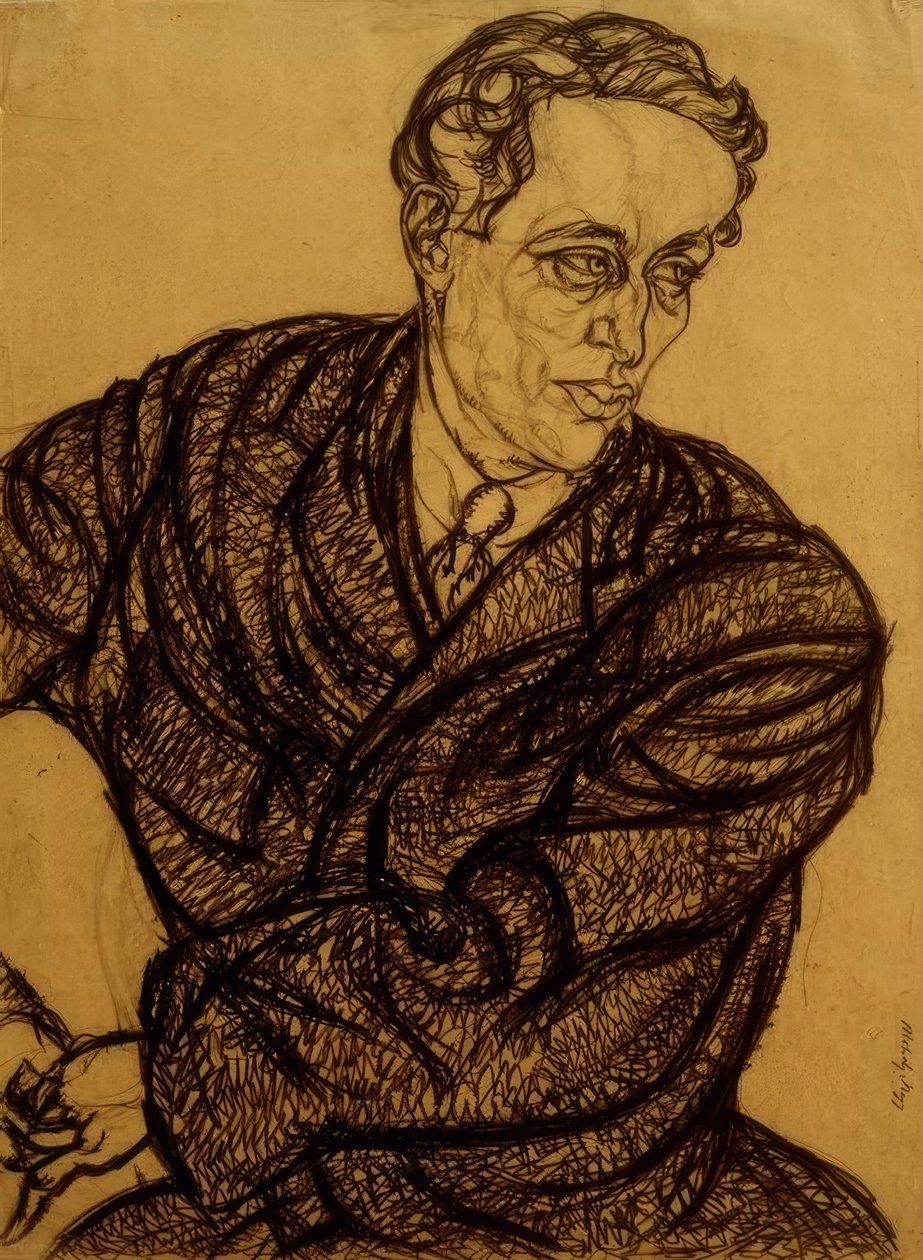 Ferenc (Friedrich Vorwerk) autorstwa Laszlo Moholy Nagy