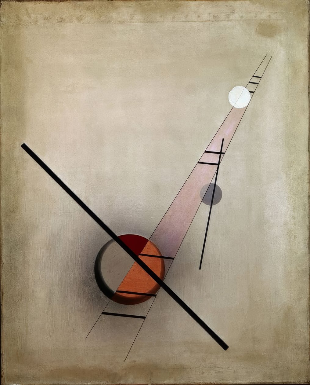 Kompozycja 2 IV autorstwa Laszlo Moholy Nagy