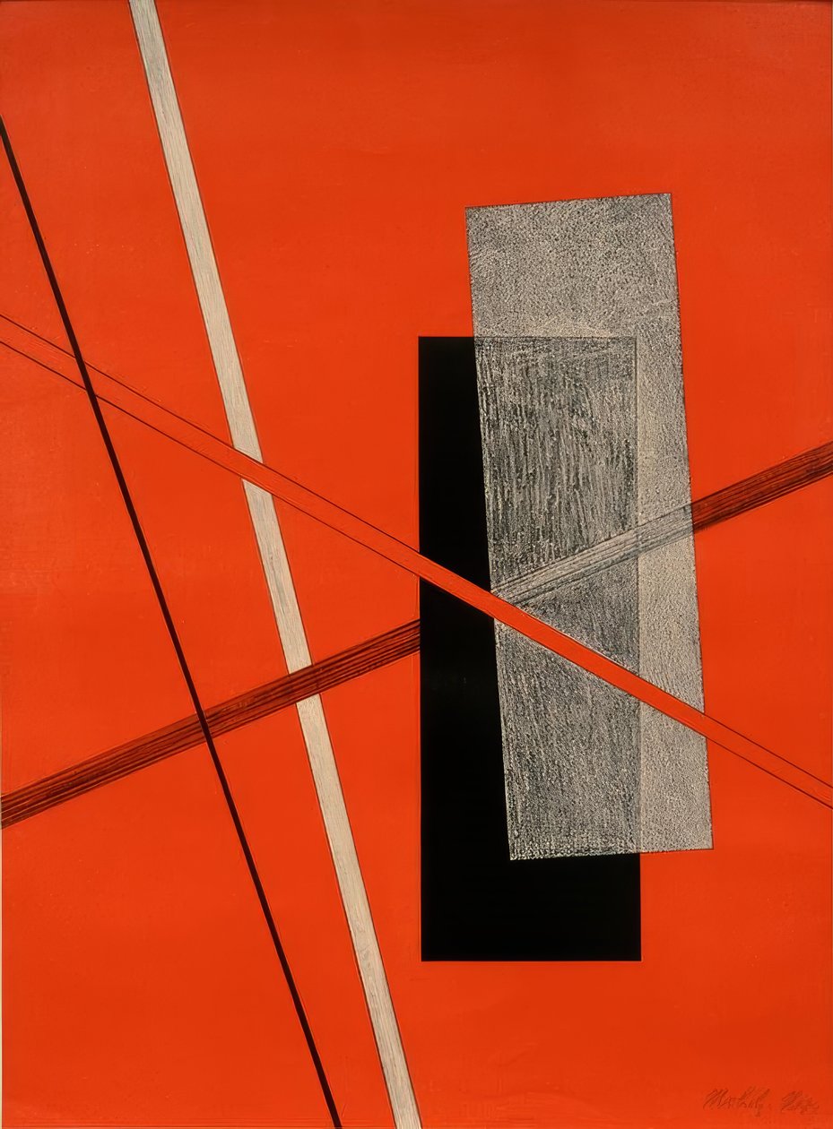 Konstrukcja. 6. Folder Kestnera autorstwa Laszlo Moholy Nagy