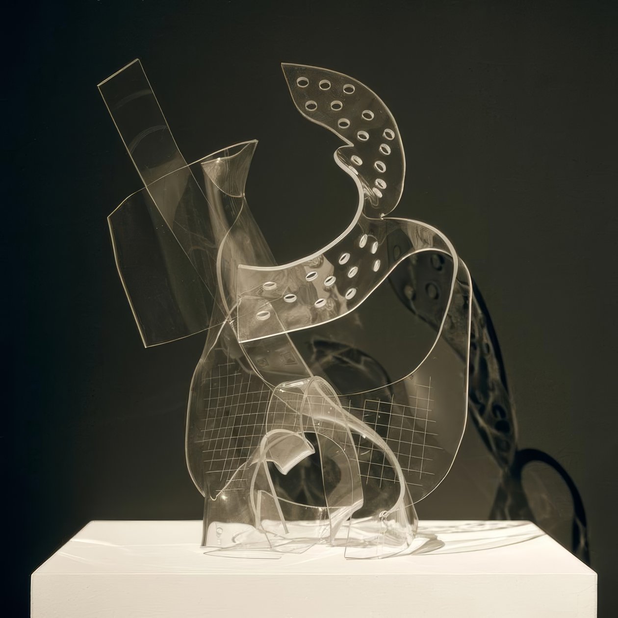 L.Moholy-Nagy, rzeźba spiralna / pleksiglasowa (replika) autorstwa Laszlo Moholy Nagy