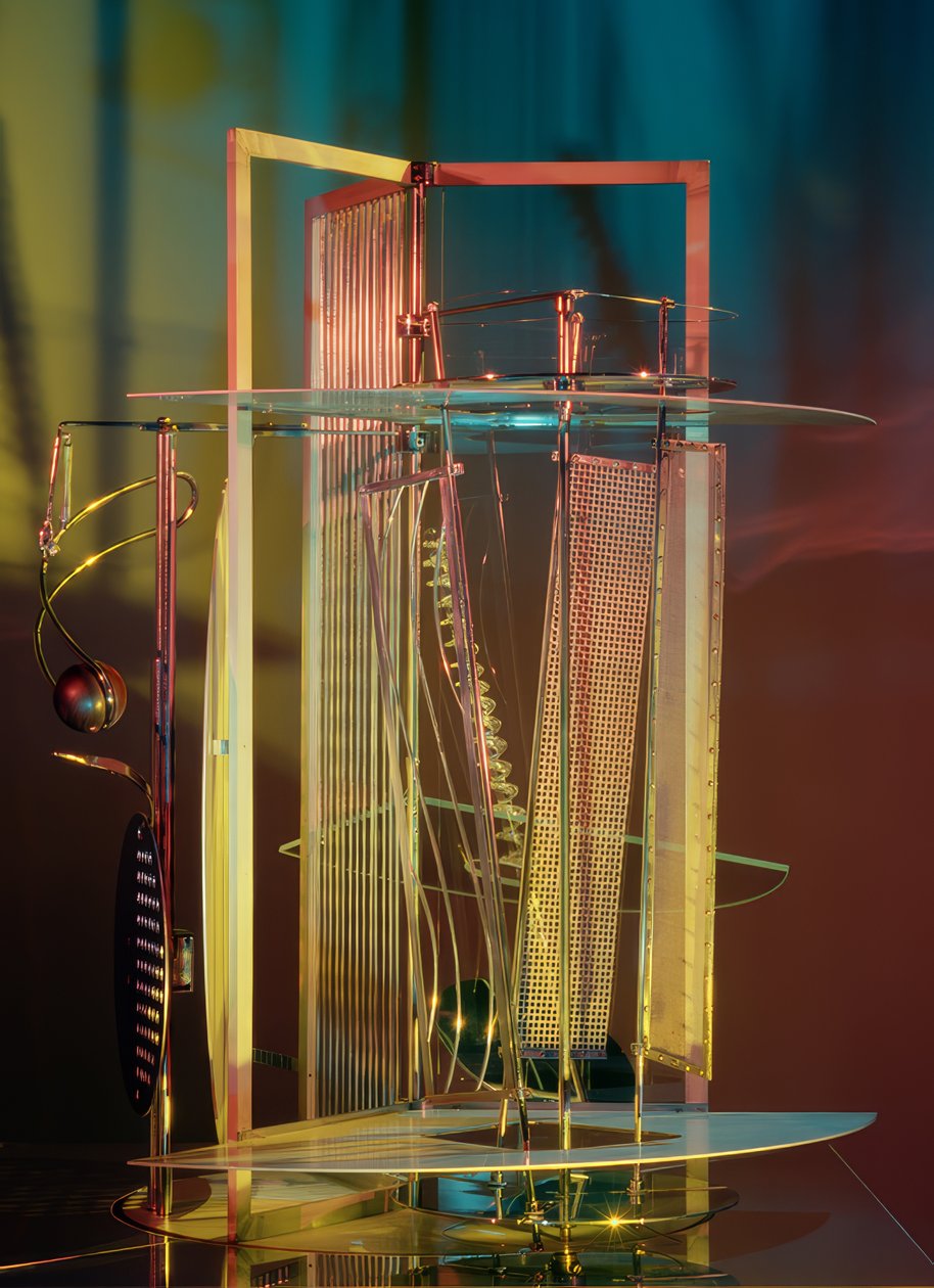 Modulator przestrzeni światła autorstwa Laszlo Moholy Nagy