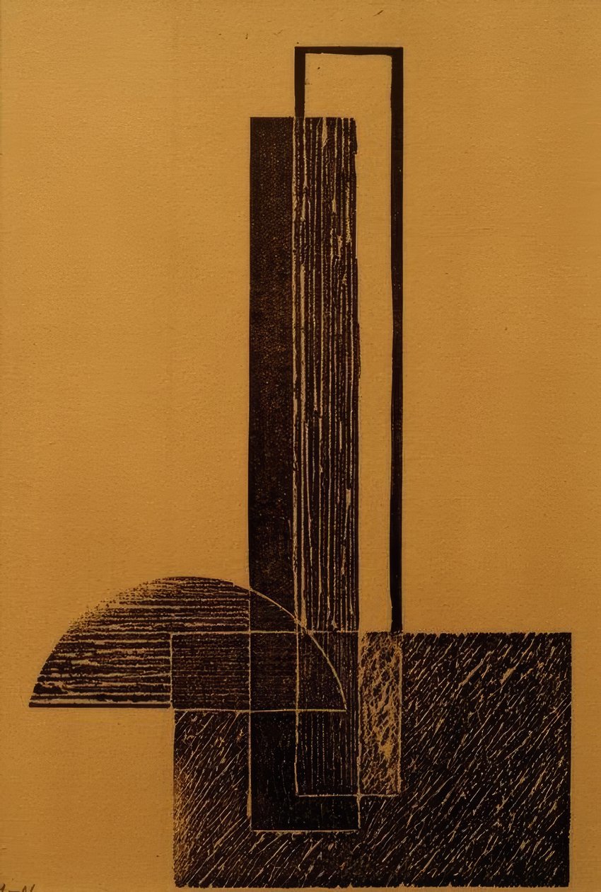 Bez tytułu (Kompozycja konstruktywistyczna) autorstwa Laszlo Moholy Nagy