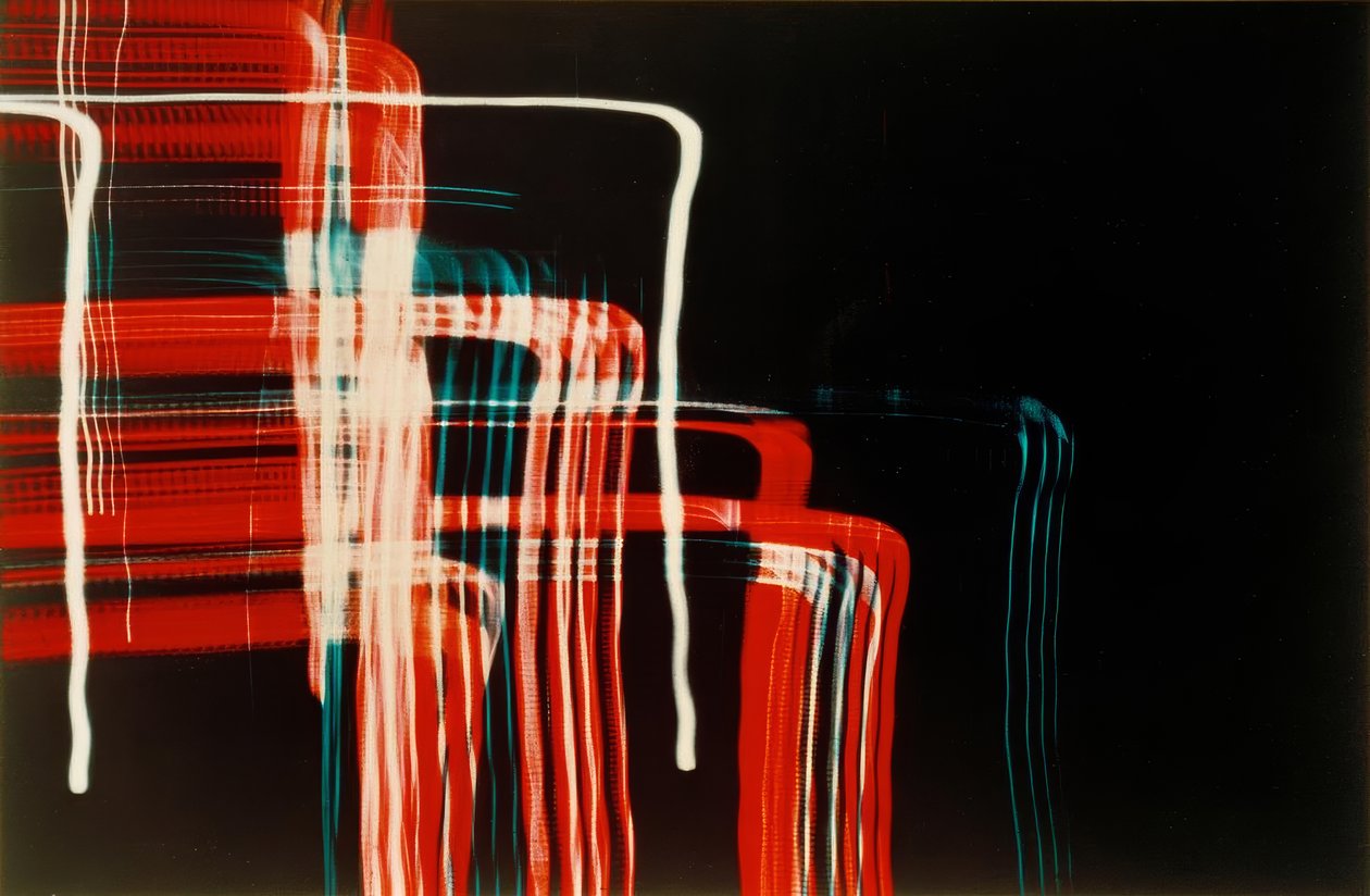 Bez tytułu (Neonowe znaki, Chicago) autorstwa Laszlo Moholy Nagy