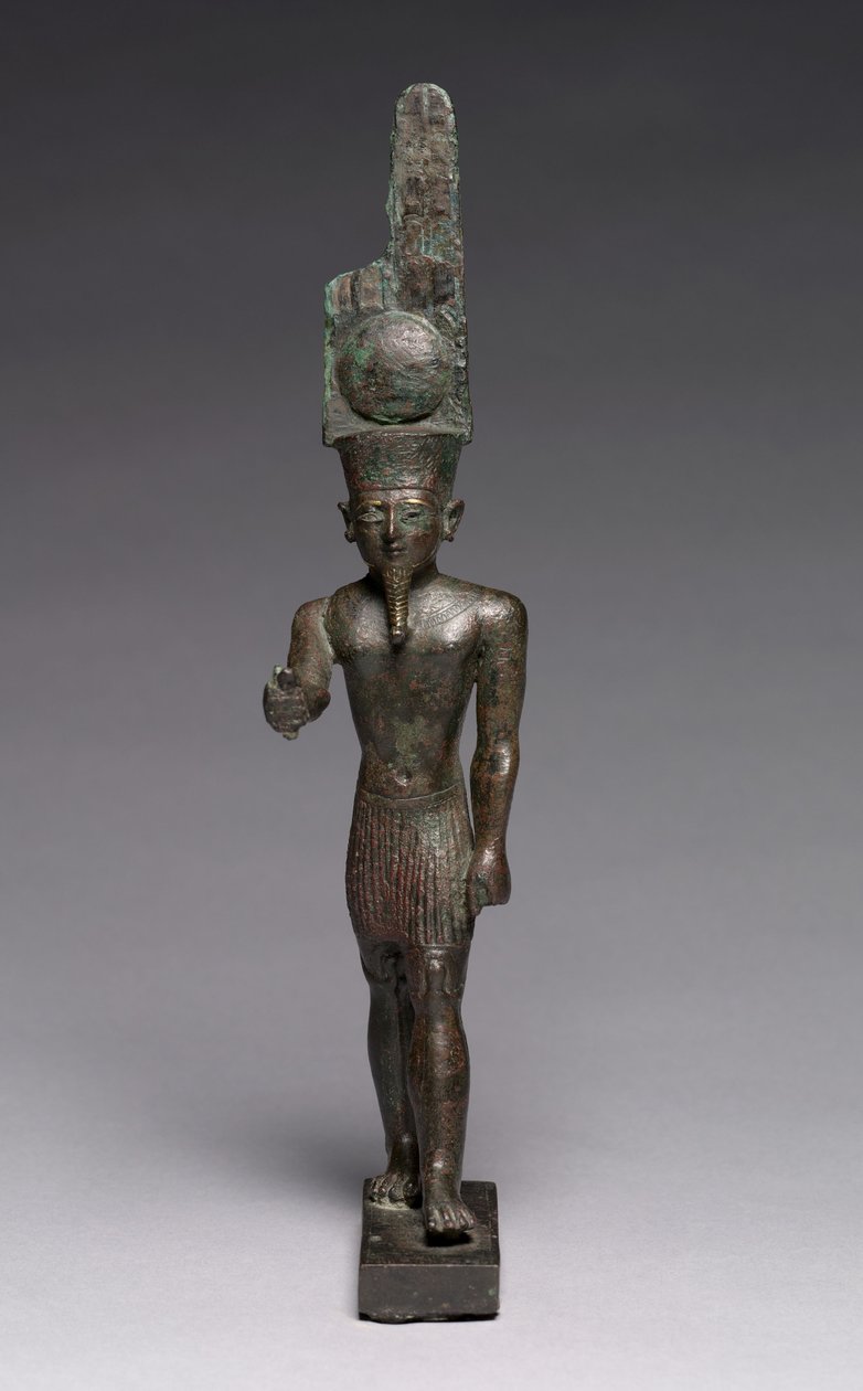 Statuetka Amen-Ra, 664-30 pne autorstwa Late Period Egyptian