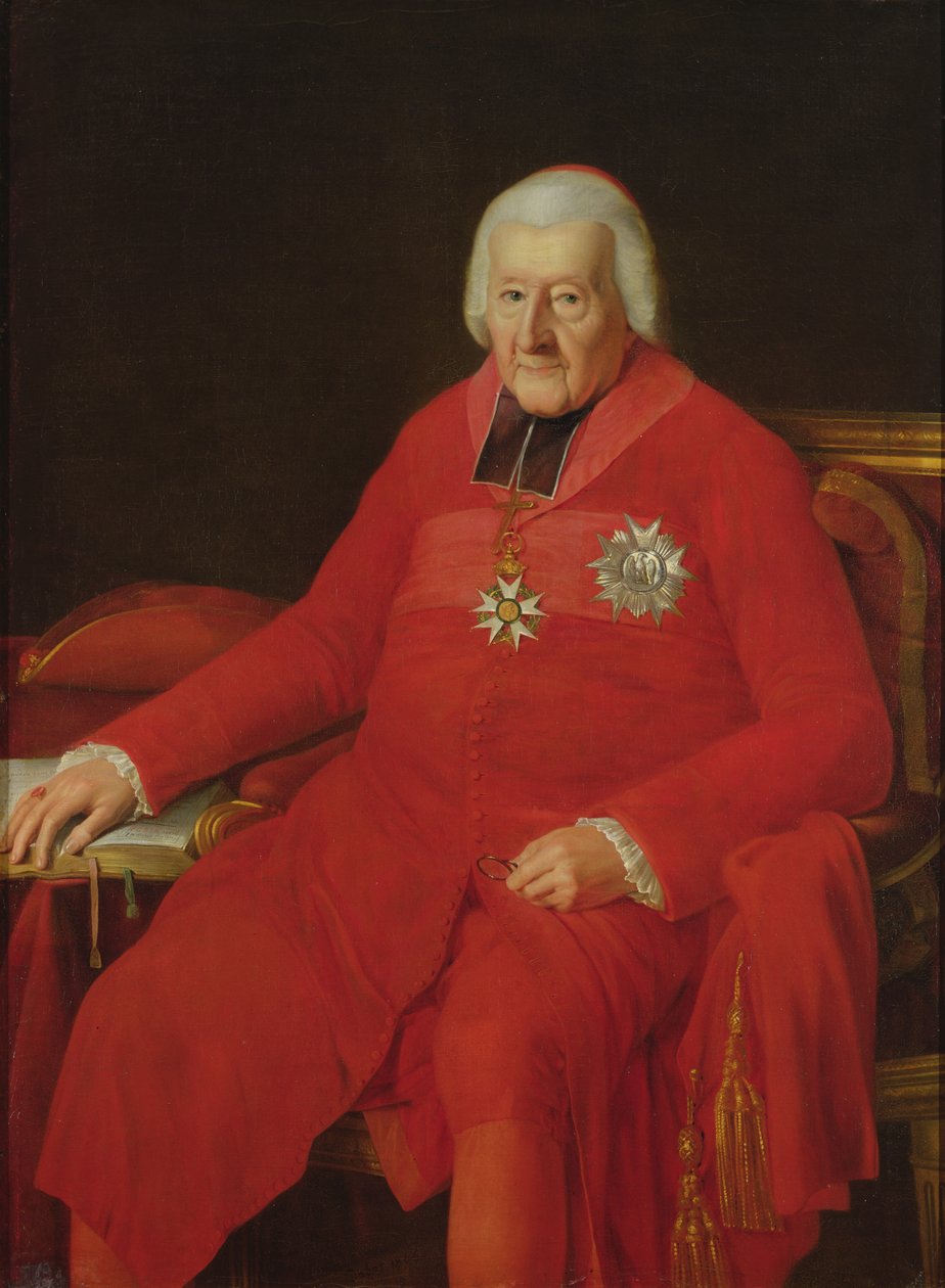 Kardynał Jean-Baptiste de Belloy-Morangle (1709-1808) autorstwa Laurent Dabos