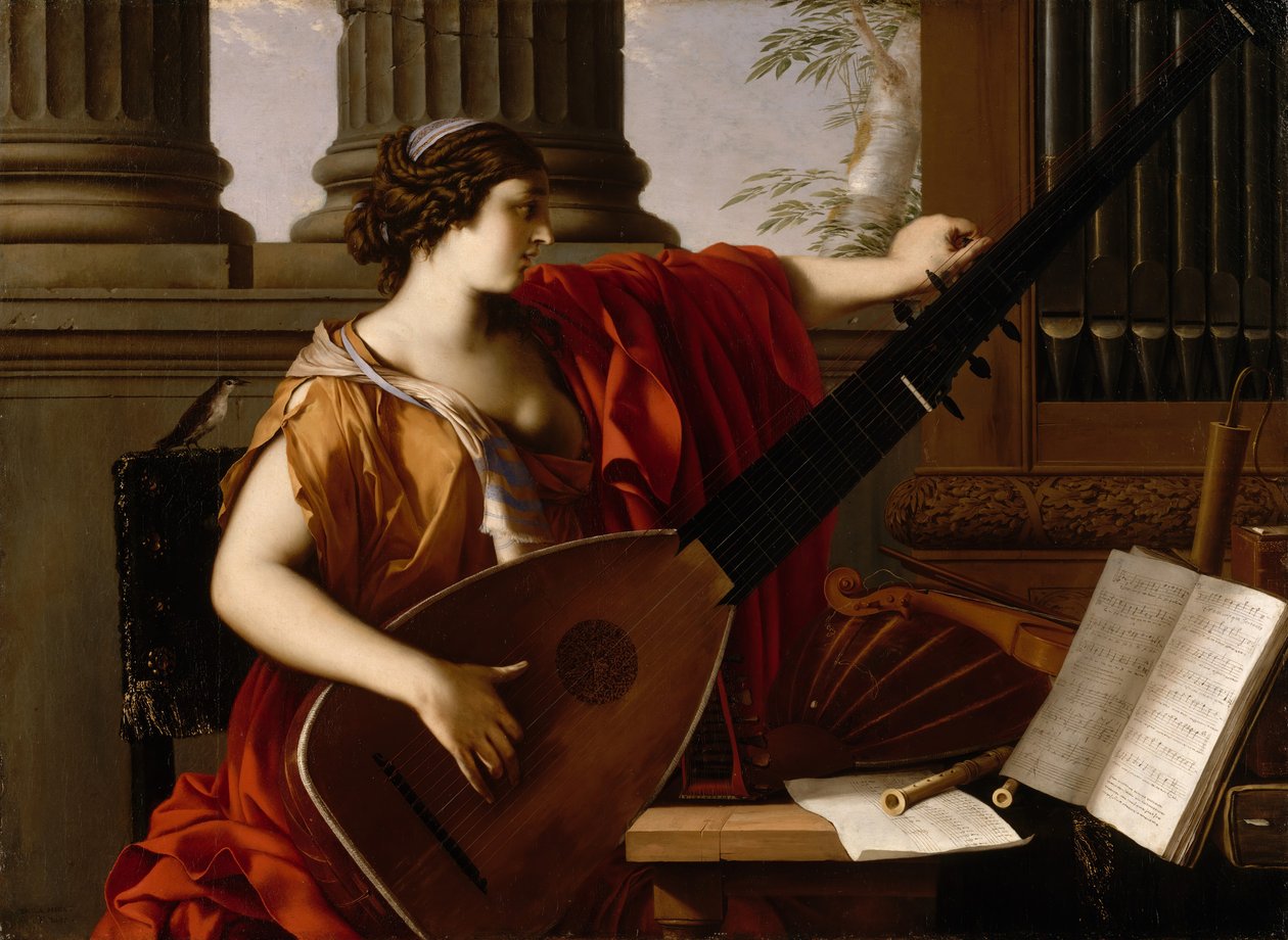 Alegoria muzyki, 1649. autorstwa Laurent de la Hyre