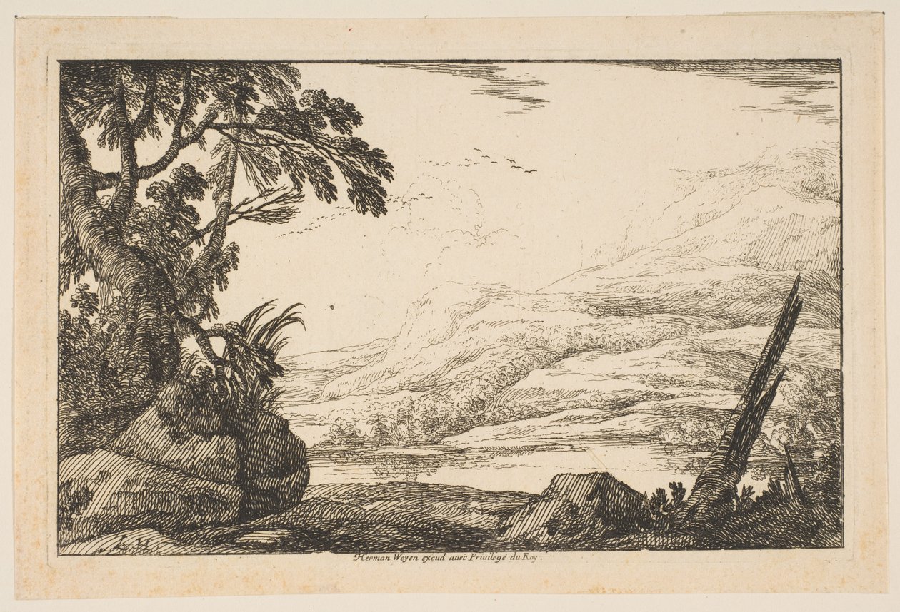 Kępka Drzew, 1640. autorstwa Laurent de la Hyre