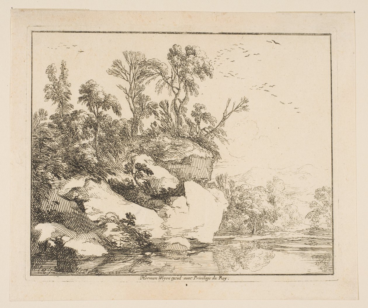 Zakryte Skały, 1640. autorstwa Laurent de la Hyre