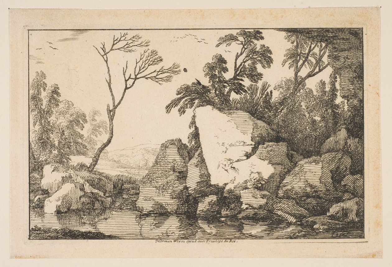 Martwe Drzewo, 1640. autorstwa Laurent de la Hyre