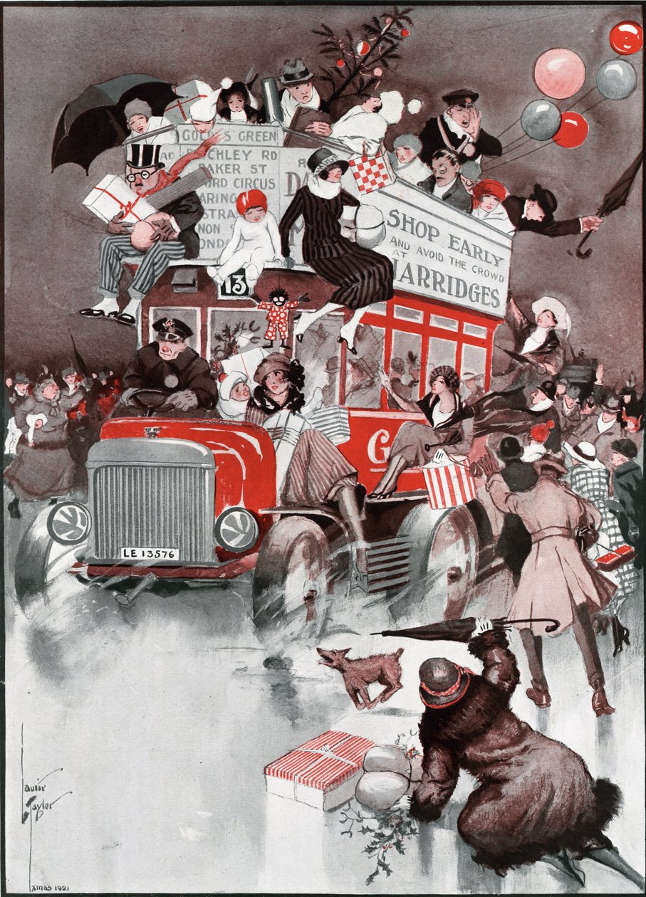 Zakupy świąteczne 1921. autorstwa Laurie Tayler