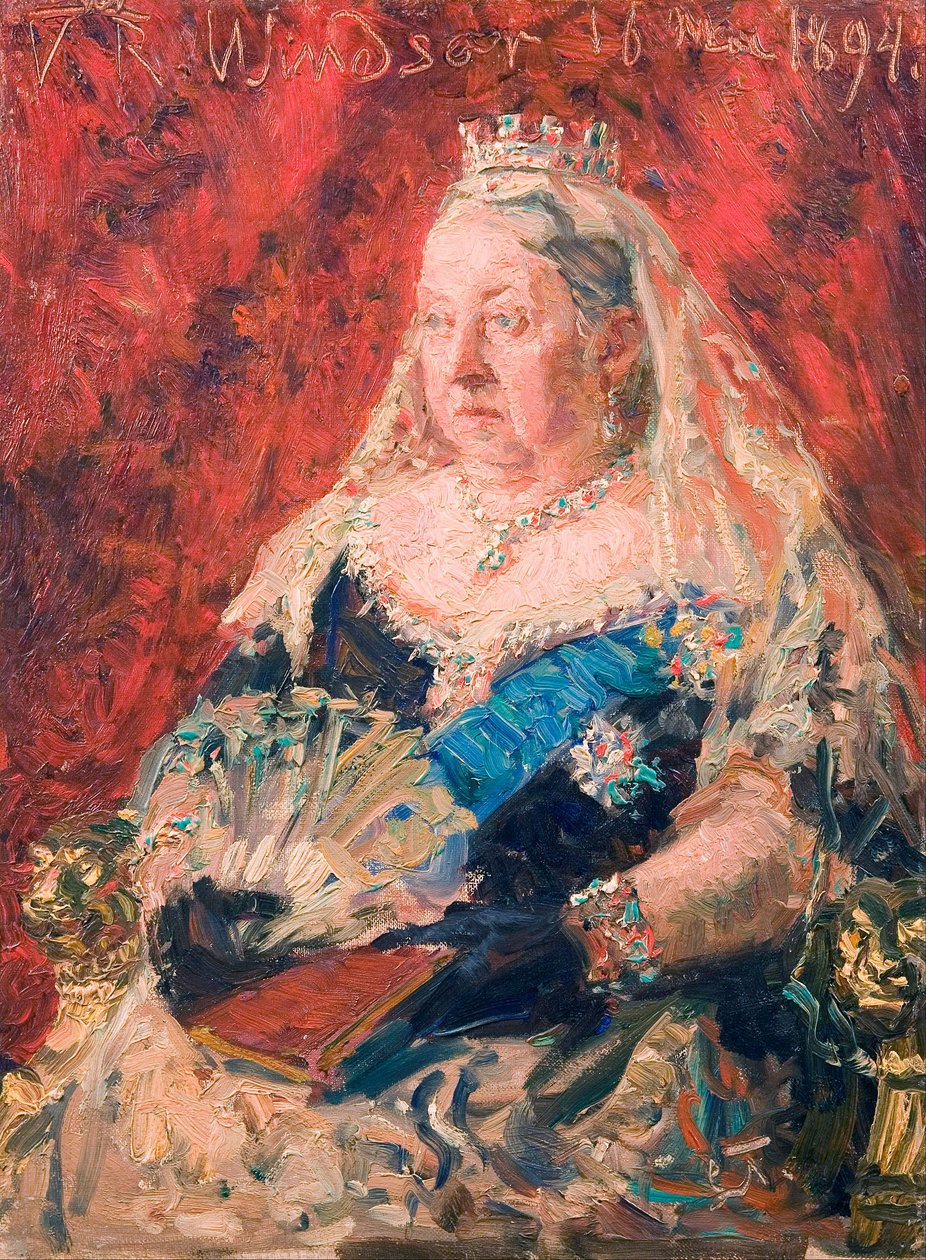 Portret królowej Wiktorii autorstwa Laurits Regner Tuxen