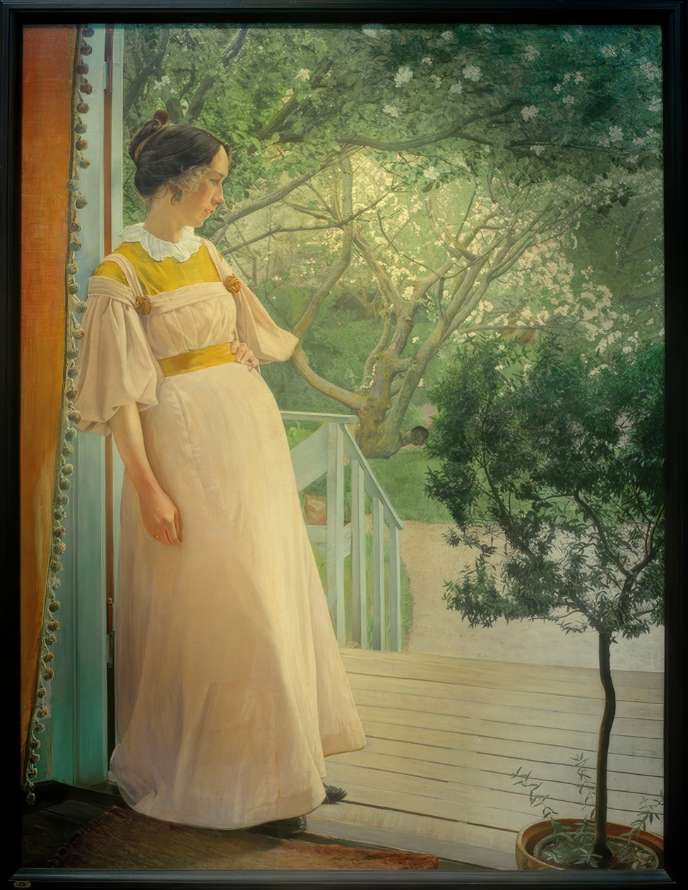 Na drzwiach ganku autorstwa Laurits Andersen Ring
