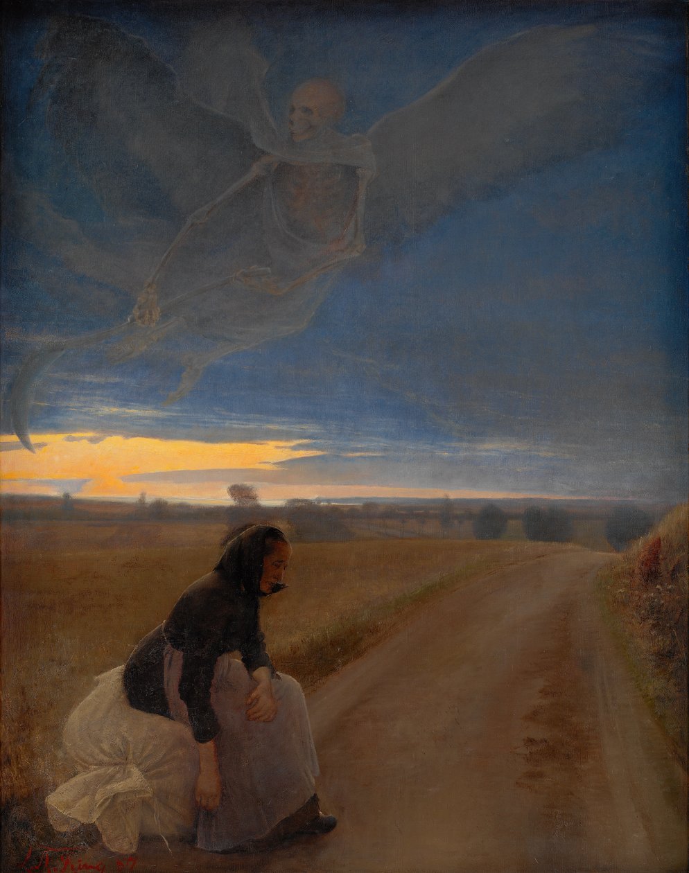 Wieczór, 1887. autorstwa Laurits Andersen Ring