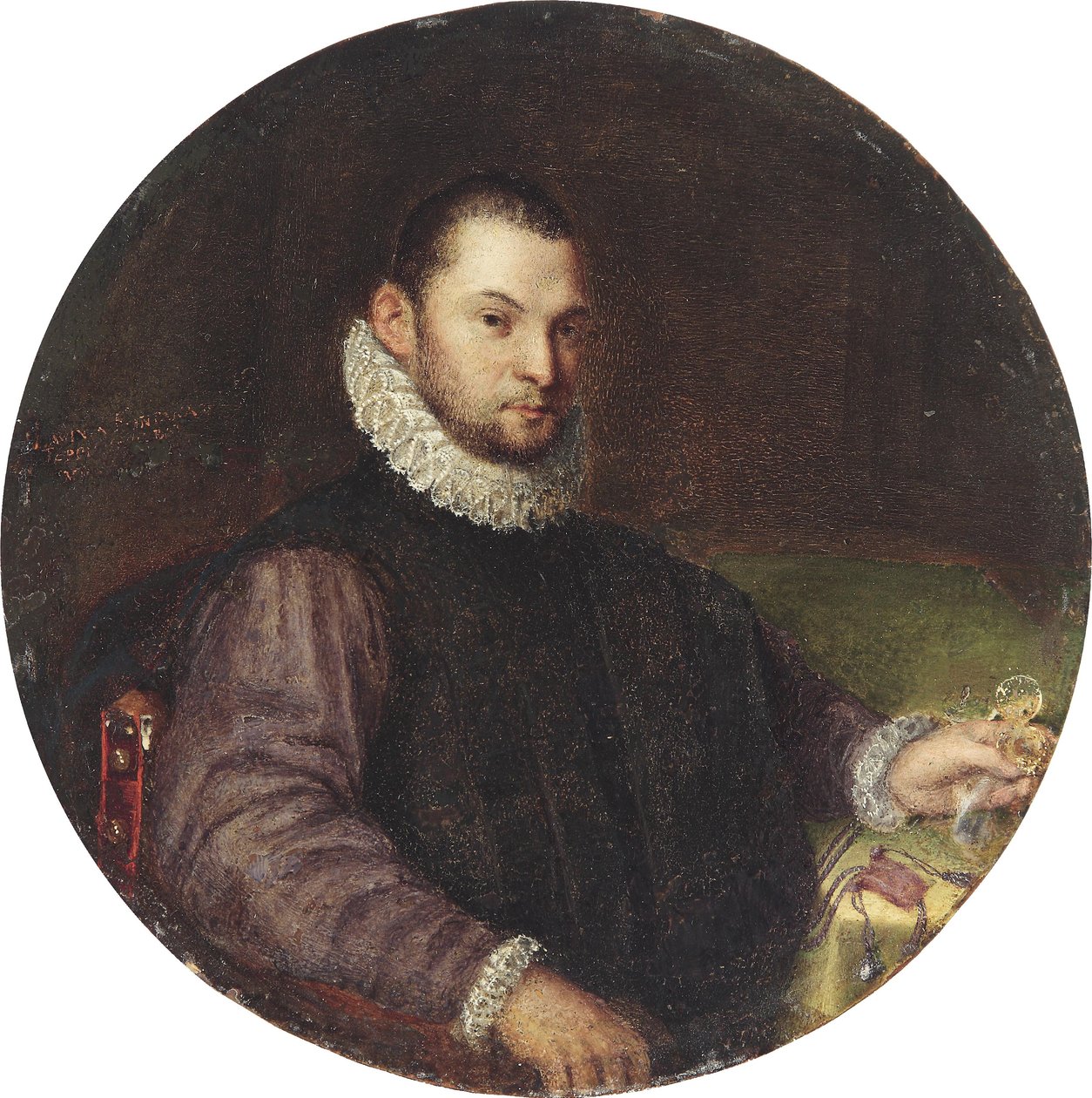 Portret młodego mężczyzny autorstwa Lavinia Fontana