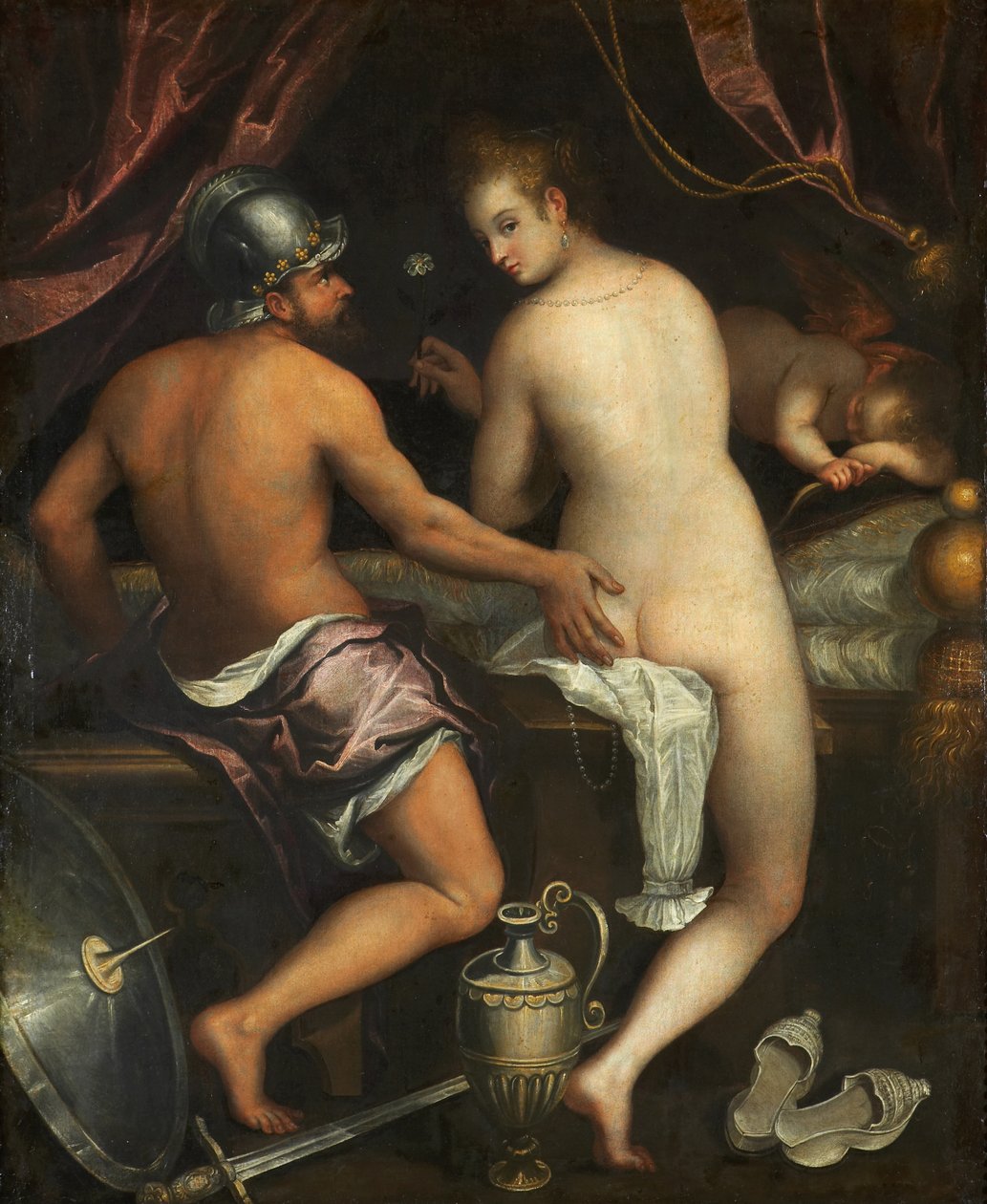 Mars i Wenus, ok. 1595. autorstwa Lavinia Fontana