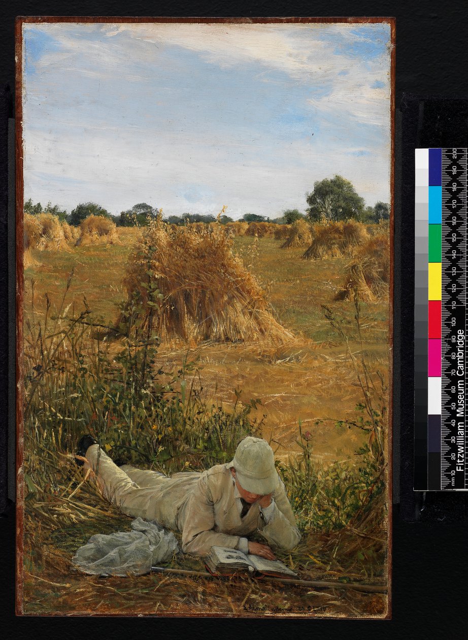 94 stopnie w cieniu, 1876 (olej na płótnie położony na desce) autorstwa Lawrence Alma Tadema