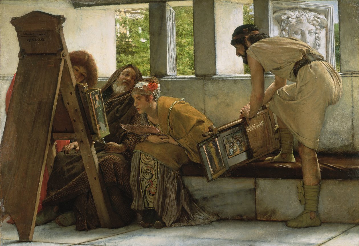rzymska pracownia autorstwa Lawrence Alma Tadema