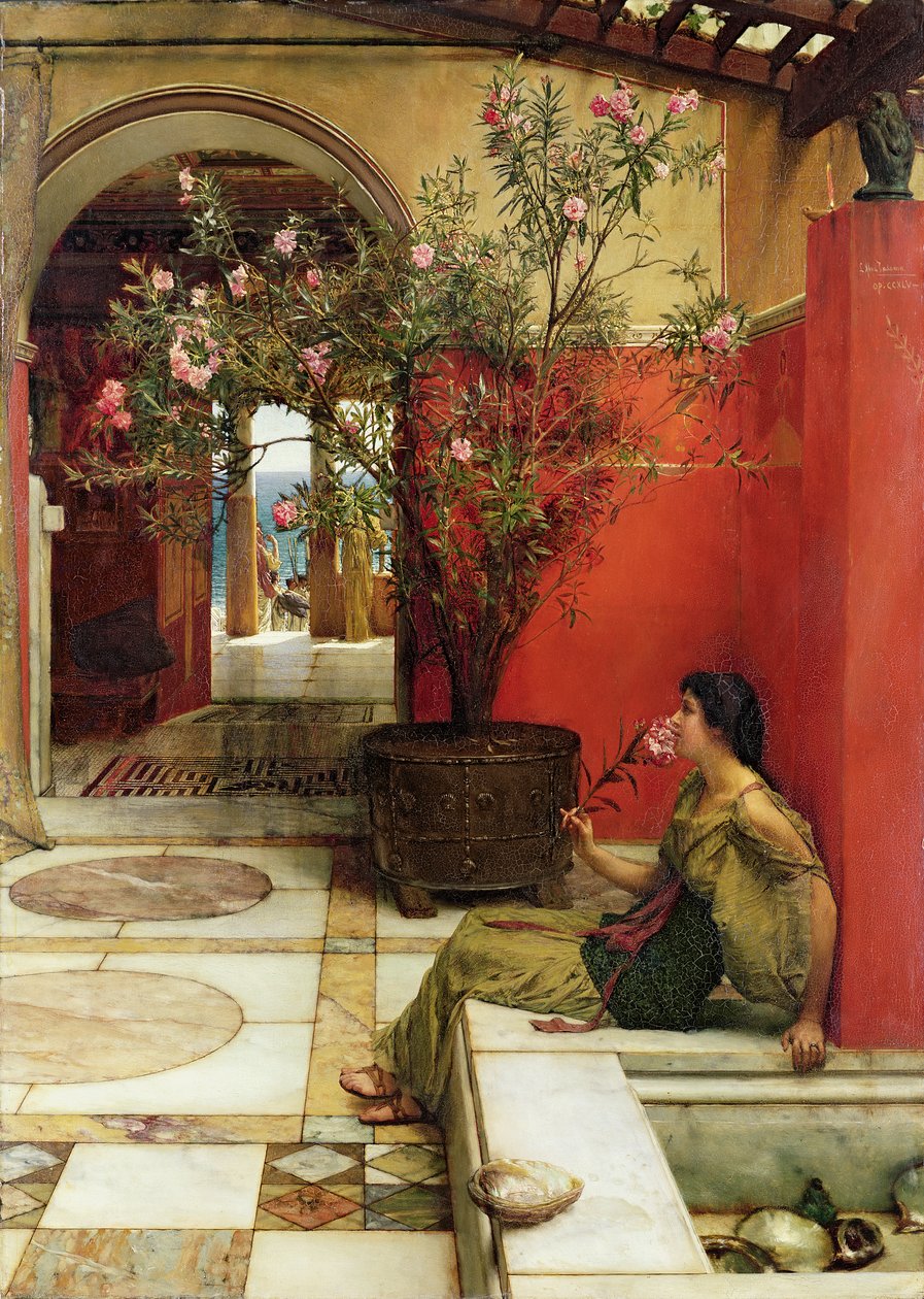 Oleander, 1882 autorstwa Lawrence Alma Tadema