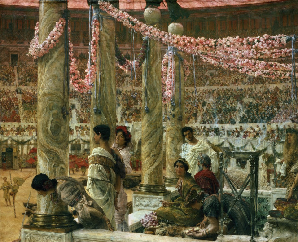 Karakalla i Geta, 1907 autorstwa Lawrence Alma Tadema