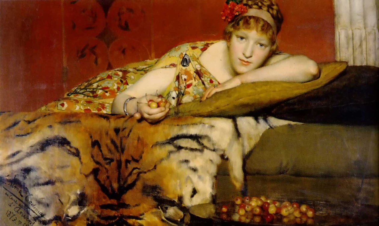 Wiśnie autorstwa Lawrence Alma Tadema
