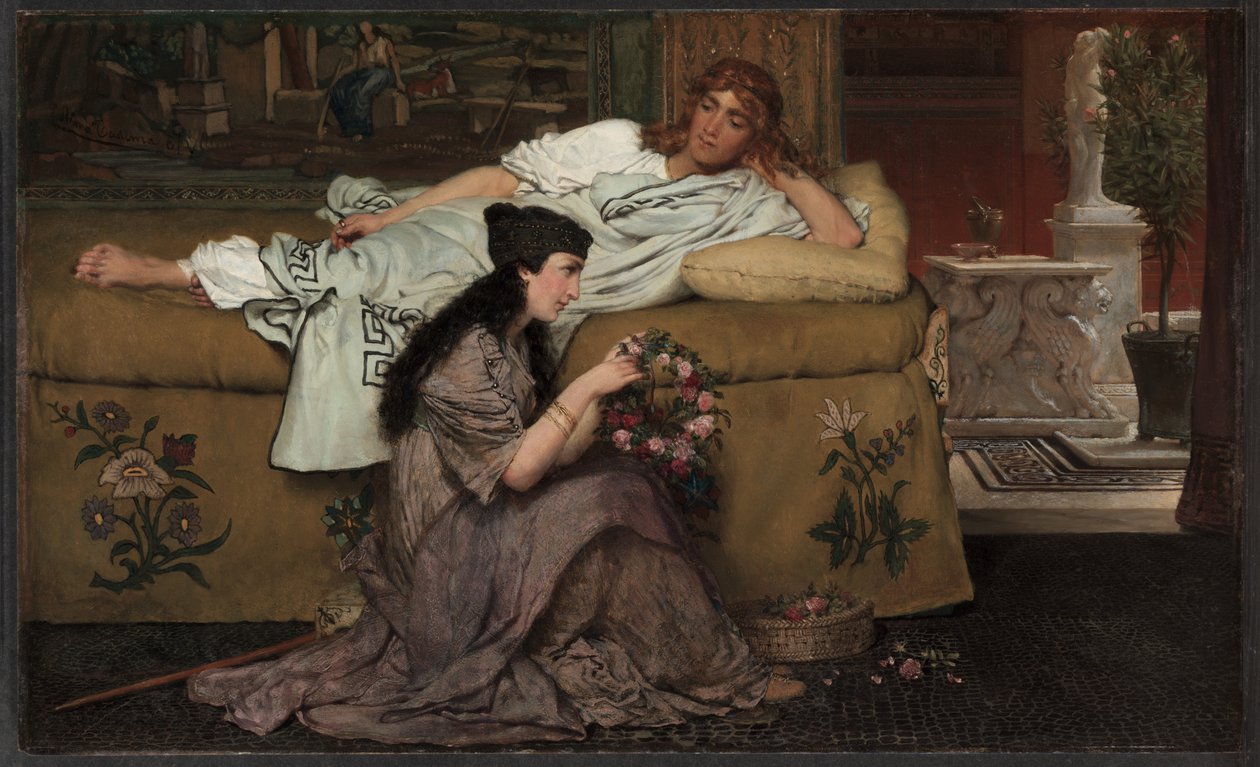 Glaukus i Nydia autorstwa Lawrence Alma Tadema