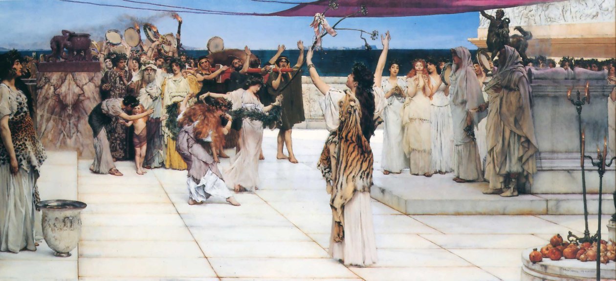 Dedykacja dla Bachusa autorstwa Lawrence Alma Tadema