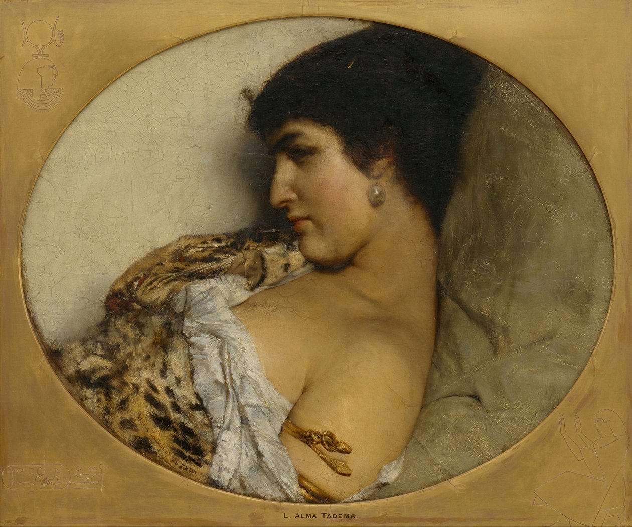 Kleopatra, 1875 r autorstwa Lawrence Alma Tadema