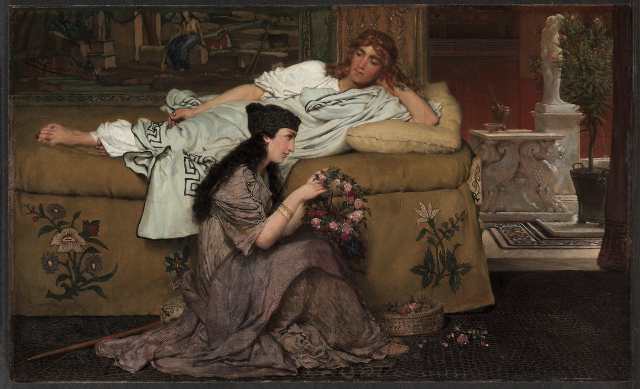 Glaukus i Nydia autorstwa Lawrence Alma Tadema
