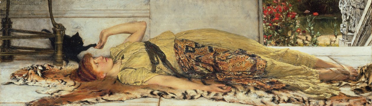 Ogród zabaw, 1875 autorstwa Lawrence Alma Tadema