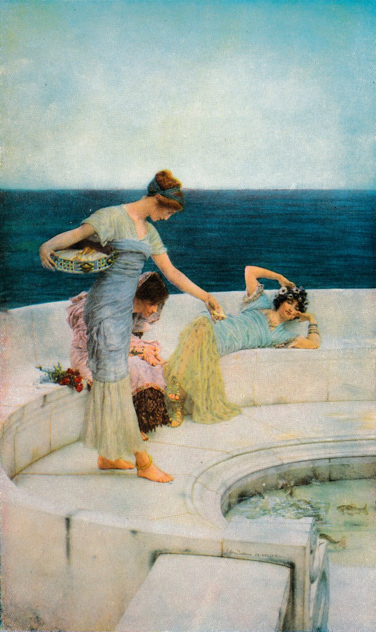Srebrne Ulubione, ok. 1903, 1918 r. autorstwa Lawrence Alma Tadema