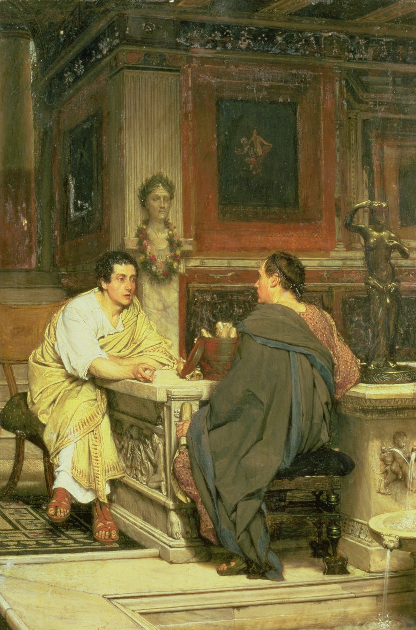 Dyskurs; Czat autorstwa Lawrence Alma Tadema