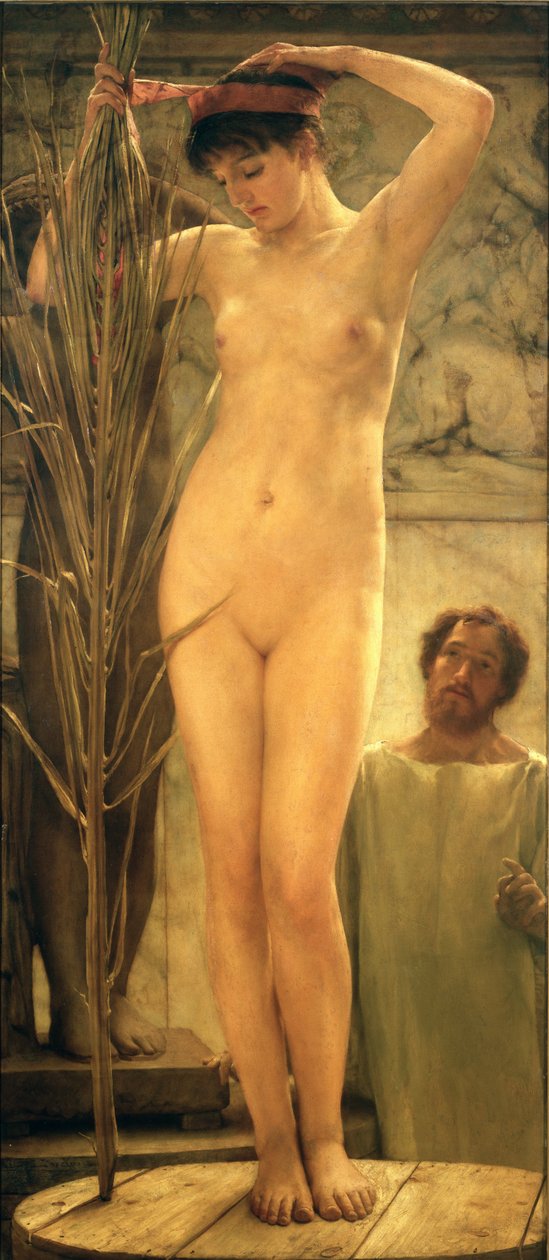 Model rzeźbiarza, 1877 autorstwa Lawrence Alma Tadema