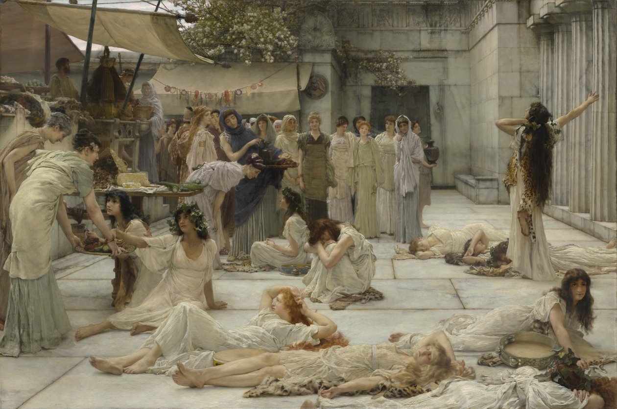 Kobiety z Amfisy, 1887 autorstwa Lawrence Alma Tadema