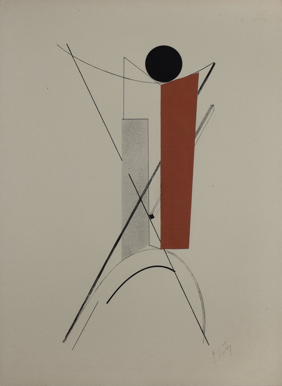 Kestnermappe Proun, Rob. Levnis and Chapman GmbH Hannover -3 autorstwa Eliezer Markowich Lissitzky