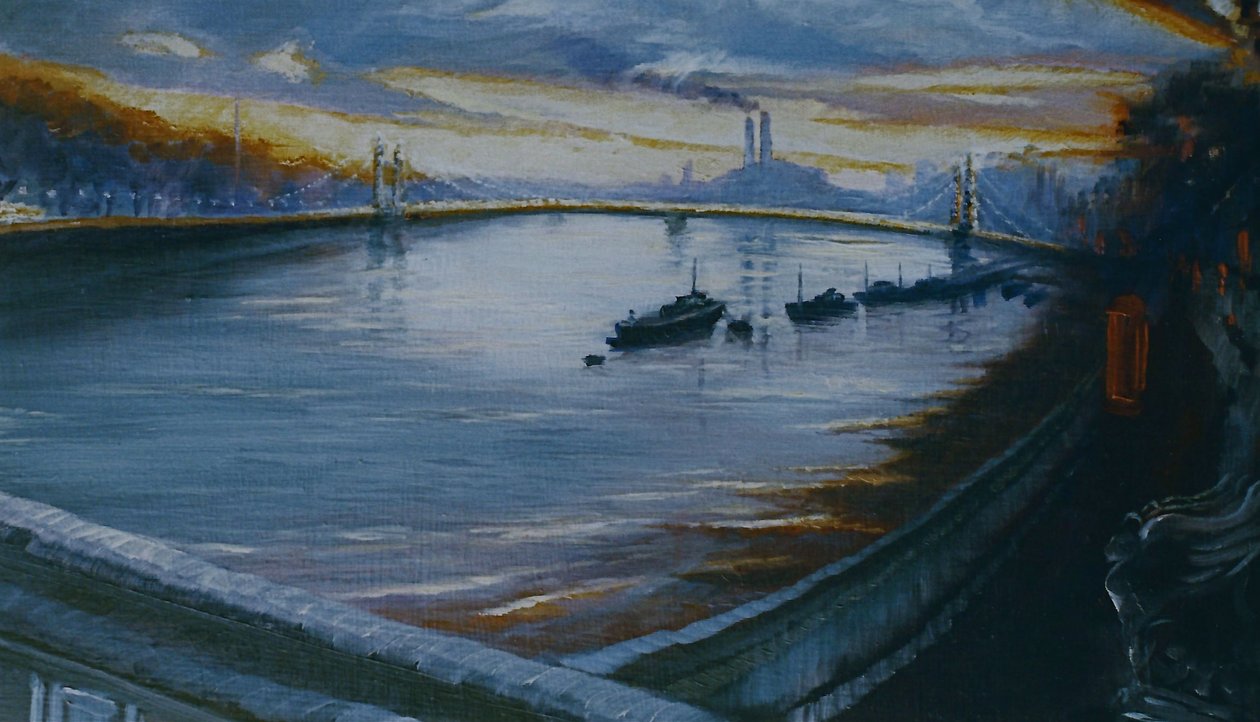 Albert Bridge, Chelsea 2000 autorstwa Lee Campbell