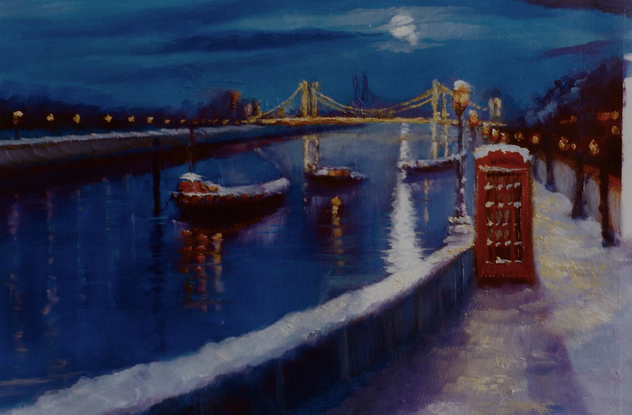 Chelsea Winter Thames Embankment, 2000 autorstwa Lee Campbell
