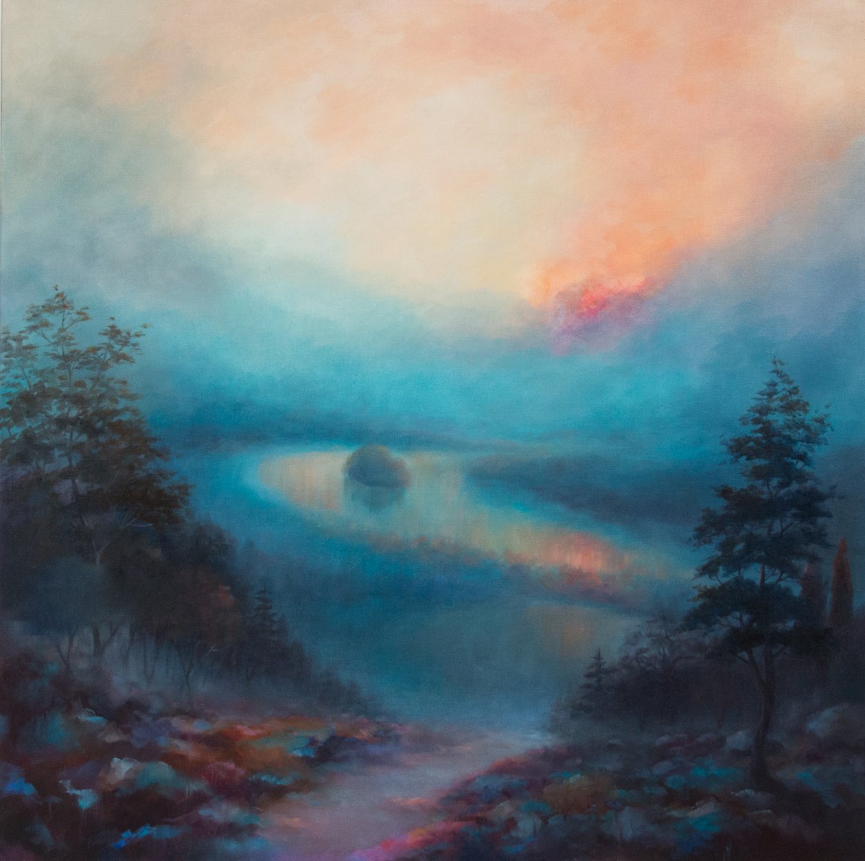 Mglisty błękit, 2017, autorstwa Lee Campbell