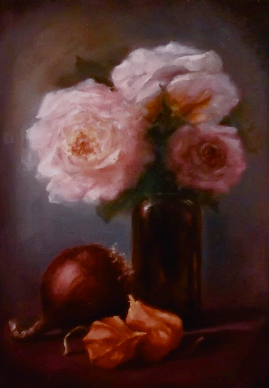 Różowy i złoty, 2013 autorstwa Lee Campbell
