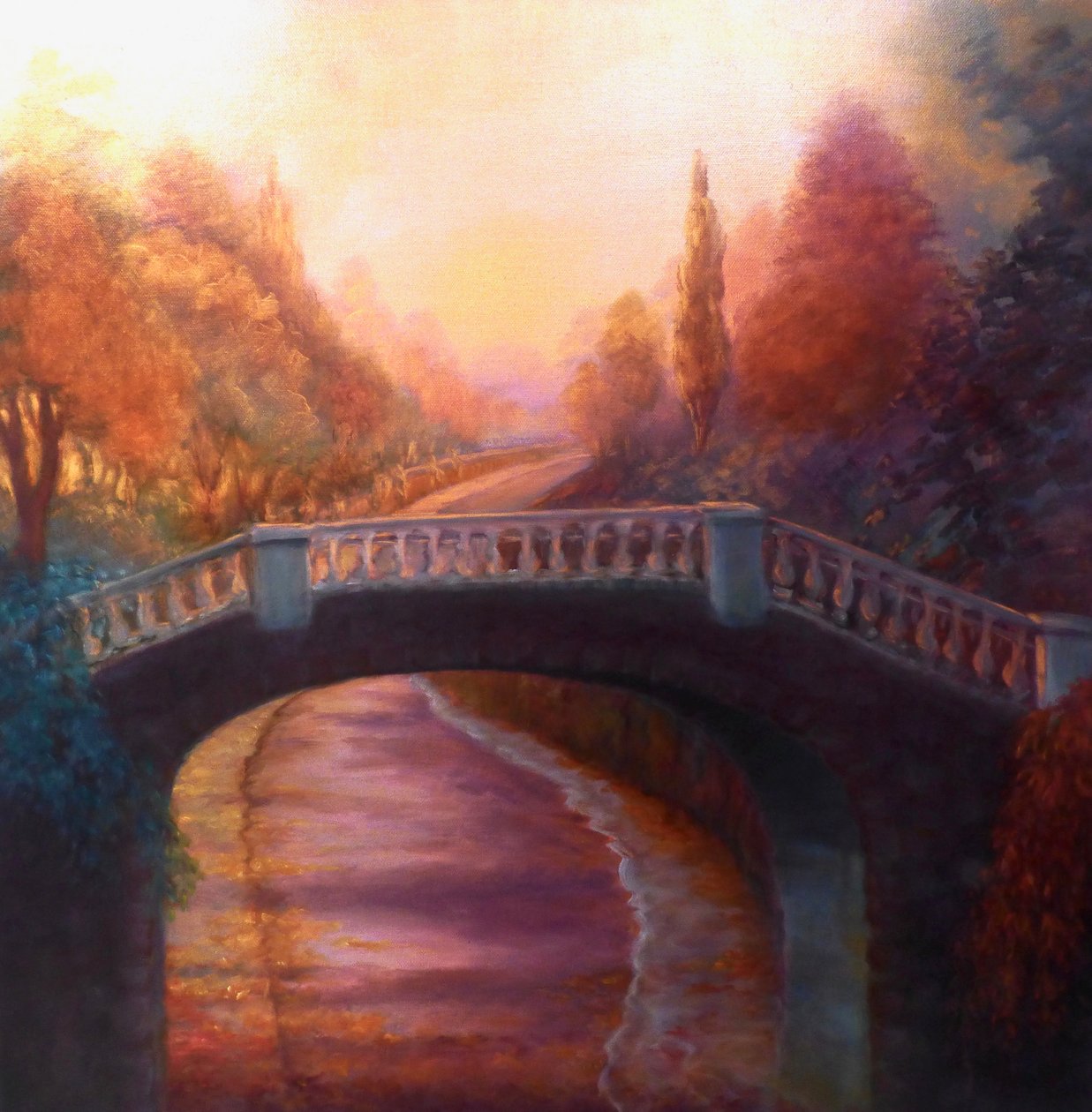 Przypływ Twickenham Embankment, 2020 autorstwa Lee Campbell